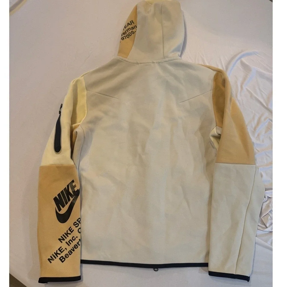 Nike Sportswear Full Zip Hoodie Color Block Spell Out‎ Jacket Size M |S1